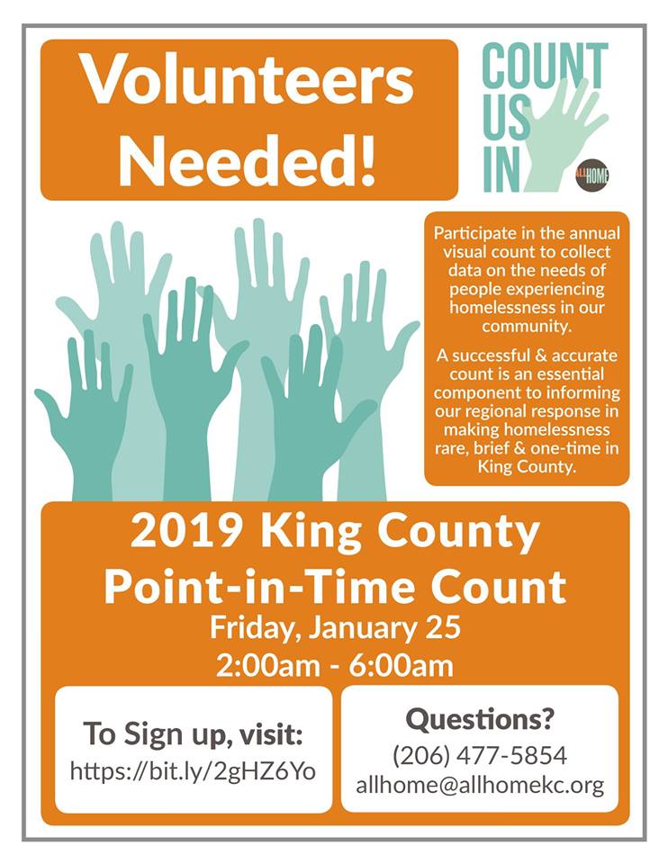 King County Point In Time Count 2019