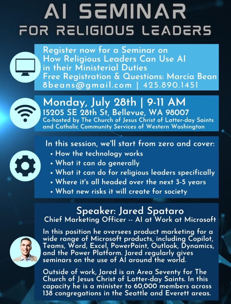 Free AI Seminar for Religious Leaders